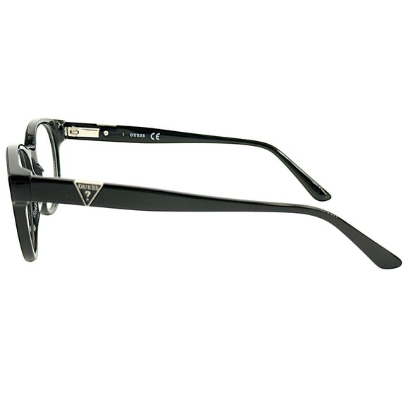 Guess GU9202 Womens Plastic Eyeglass Frame 001 Shiny Black 47-16 Spring Hinges